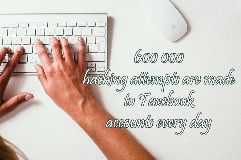 600000 hacking attempts are made to Facebook accounts every day